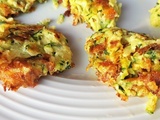 Galettes / croquettes de courgette et mozzarella (sans gluten)