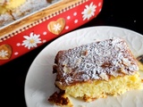 Gâteau a la farine de maïs et aux amandes