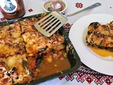 Moussaka aux aubergines et pommes de terre