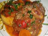 Osso buco à la milanaise et sa gremolata