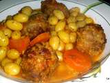 Ragoût haricots Coco et boulettes de viande