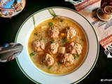 Soupe aux boulettes de viande / Ciorbă de perişoare