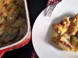 Tartiflette/Gratin de poireaux au reblochon (recette low carb/ig bas)