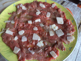 Carpaccio de boeuf