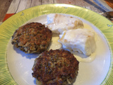 Croquettes de riz et lentilles