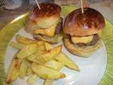 Mini hamburger et frites