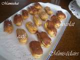 Minis-éclairs et petits choux salambo