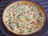 Tarte aux courgettes, menthe et feta