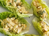 Barquettes de salade aux œufs