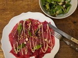 Carpaccio à la mayonnaise à la truffe