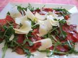 Carpaccio parmesan et roquette