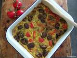 Clafoutis de légumes au curry à l'indienne