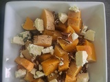 Courge butternut aux noix de pécan et fromage bleu de Nigella Lawson