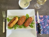 Croquettes de légumes avec sa sauce à l'aneth