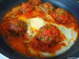 Kefta en sauce tomates aux oeufs