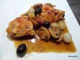 Poulet au vieux rancio - recette catalane