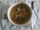 Soupe rustique de canard