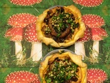 Tartelettes aux portobellos et pignons de pins de Yotam Ottolenghi