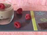 Mousse chocolat, noisettes, framboises (sans gluten, sans lactose, sans oeufs)