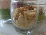 Crumble de poires au roquefort