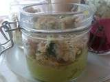 Verrine crabe pamplemousse avocat