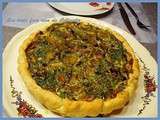 Quiche végétarienne carottes, navets et champignons