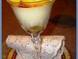 Verrines mangue pana cotta