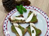 Tartines de cèpes et pesto aux noix (pour 4 personnes) #recette vegan