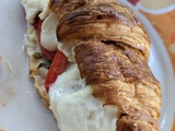 Croissants au pesto et tomate mozzarella