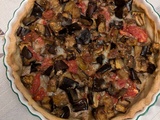 Tarte à l'aubergine et thon