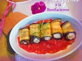 Aubergines grillées à la brousse avec sauce tomate à la Bonifacienne