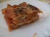 Lasagne jambon raclette