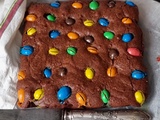 Brownie aux m&m’s