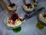 Coupe de Crème de Mascarpone et Fruits Rouges