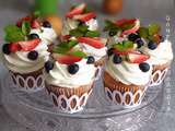 CupCakes aux Fruits Rouges et Ricotta