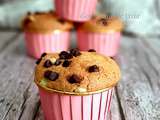 Muffins Super Moelleux aux Noix et Chocolat