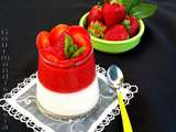 Panna Cotta au Lait d’Amande et Fraise