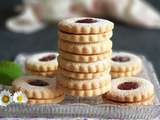 Sablés Fondants à la Confiture de Framboise