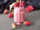 Smoothie Fraise Banane au Miel et Cardamome