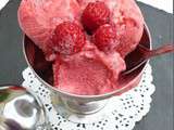 Sorbet à la Framboise et Banane au Thermomix