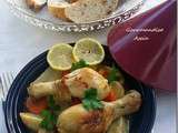 Tajine de Poulet aux Carotte et Topinambours