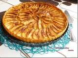 Tarte Fine feuilletée aux Amandes et Pomme