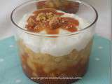 Verrine Pomme à la cannelle et Caramel au Beurre Salé