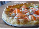 Tarte à la feta et au saumon fumé #passe-plats entre amis #2