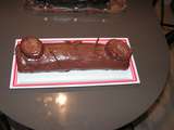 Bûche rapide et facile au caramel