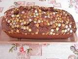 Cake au chocolat et smarties