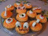 Cupcake potiron pour Halloween