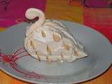 Cygnes meringue, chantilly et mascarpone