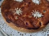 Gâteau aux cerises et à la crème