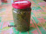 Pesto d'ail des ours,